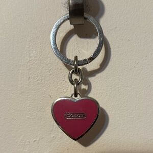 Coach locket keychain